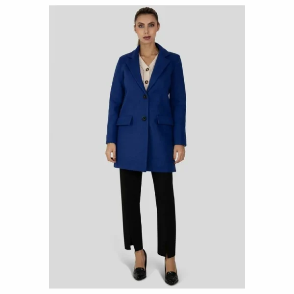 Service Clients Dédié Grosses soldes ❤️ Kebello Manteau Droit BoutonnéFemme 🌟 4