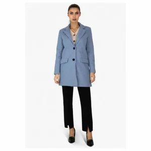 Service Clients Dédié Grosses soldes ❤️ Kebello Manteau Droit BoutonnéFemme 🌟 18