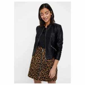 Promo ⭐ Vero Moda Blouson Court En SimiliFemme ❤️ nouvelle saison 7