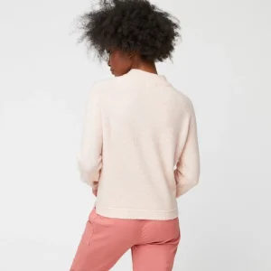 magasin en ligne france Les meilleures critiques de 👏 IN EXTENSO Pull Noué Col Montant Rose Femme ⭐ 7