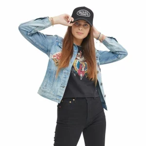 Nouveau 😀 VONDUTCH Veste 👖 Jeans Femme Sally Used Bleu 🎉 meilleure qualité 7