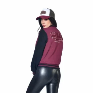 De gros 🔥 VONDUTCH Veste Femme Courte Bi-colore Avec Badges Brodes Mini 👍 soldes ligne 9