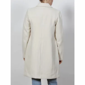 luxe soldes Bon marché 😀 Vero Moda Manteau Vero Moda Vmcalacindy Aw22 🧥 Coat Ga Boos Blanc 7-382 😉 7