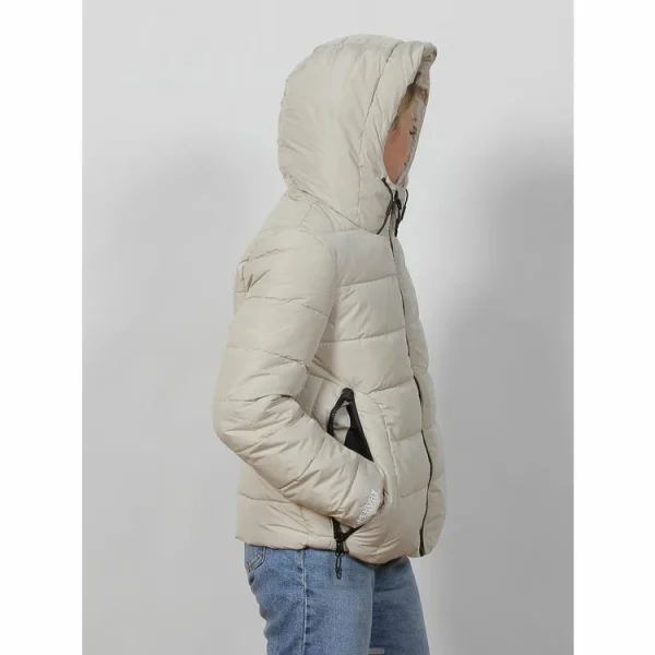 REMISE allant Sortie 🔔 SUPERDRY Doudounes Synthétiques Superdry Hooded Spirit Sports Puffer Tapioca Beige 7-337 👏 4