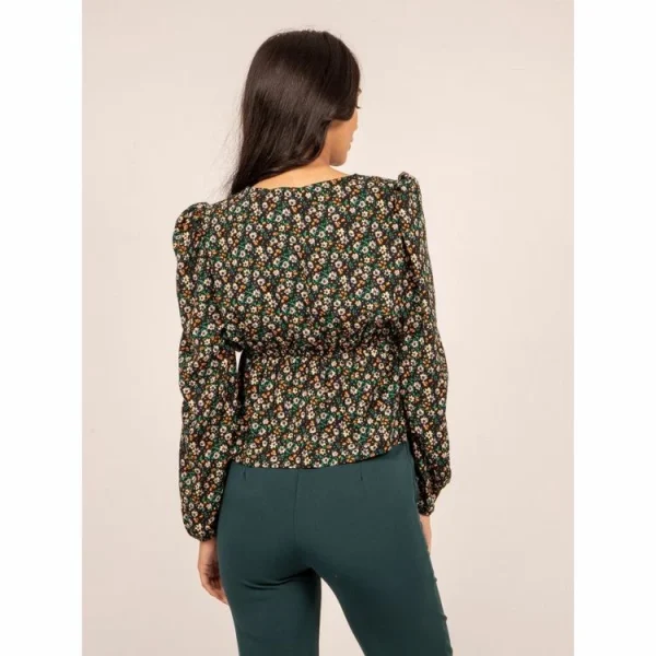 Meilleure vente 🛒 Ritchie Blouse Fluide Motifs Ferine 💯 mode 3