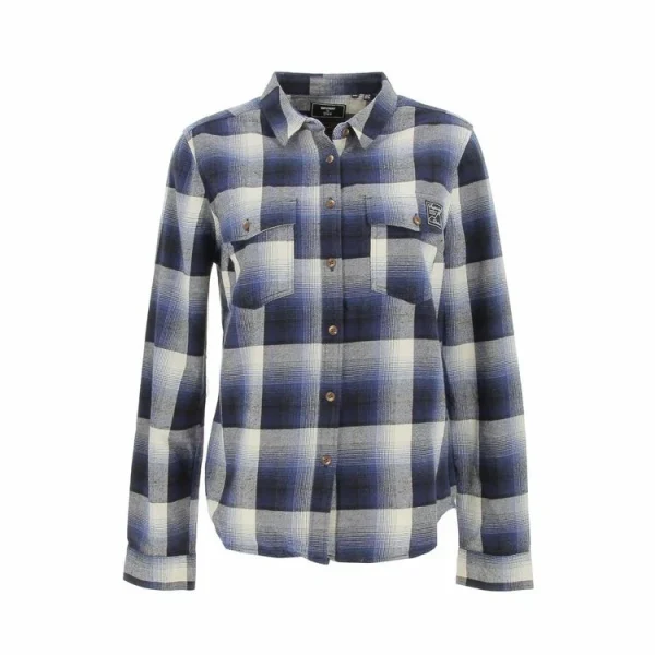 soldes en ligne Budget 🎉 SUPERDRY Chemise Manches Longues Superdry Vintage Classic Lumberjack Blue L Bleu 7-337 😀 1