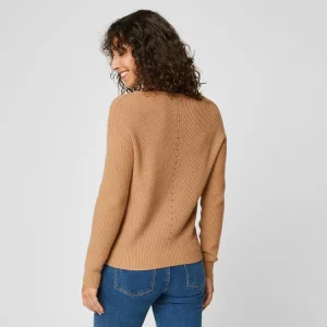 meilleure qualité Top 10 😉 IN EXTENSO Pull Col Rond Beige Femme 👏 7