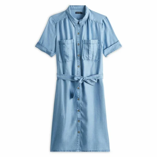 REMISE allant jusqu. De gros ✔️ IN EXTENSO Robe Saharienne Stone Femme 🛒 4