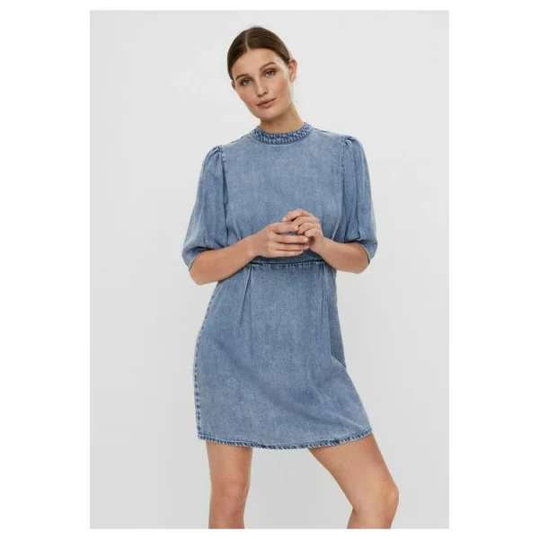 boutiqued pas cher Le moins cher 🔔 Vero Moda Robe Courtes En JeanFemme 🤩 1