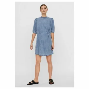 boutiqued pas cher Le moins cher 🔔 Vero Moda Robe Courtes En JeanFemme 🤩 7