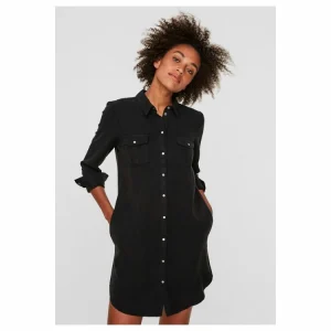 livraison la plus rapide Bon marché 🤩 Vero Moda Robe Courte En JeanFemme ❤️ 14