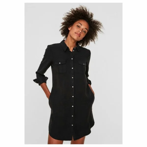 livraison la plus rapide Bon marché 🤩 Vero Moda Robe Courte En JeanFemme ❤️ 5