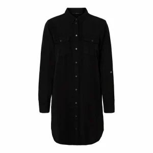 livraison la plus rapide Bon marché 🤩 Vero Moda Robe Courte En JeanFemme ❤️ 18