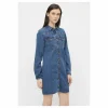 Budget 🌟 Pieces Robe Chemise En JeanFemme 🧨 Paiement sécurisé 11