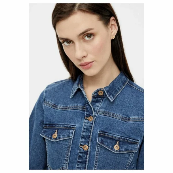 Budget 🌟 Pieces Robe Chemise En JeanFemme 🧨 Paiement sécurisé 4