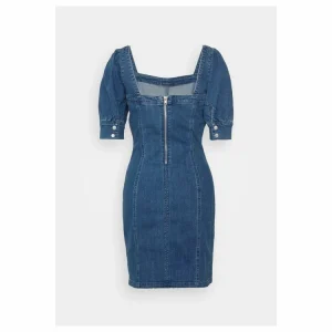 soldes luxe Vente flash 🌟 Vero Moda Robe En 👖 JeansFemme 💯 6