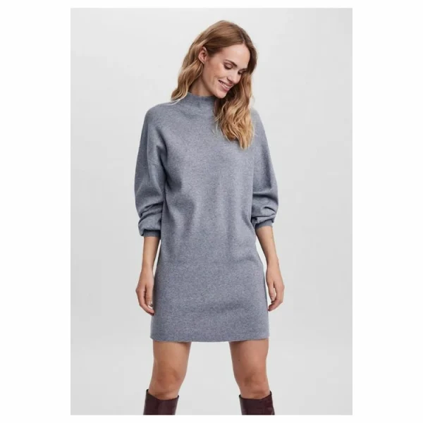 Meilleure affaire 🥰 Vero Moda Robe Pull Long Col MontantFemme ✔️ site soldes 1