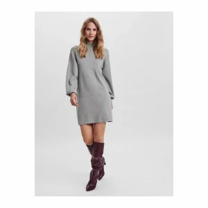 Meilleure affaire 🥰 Vero Moda Robe Pull Long Col MontantFemme ✔️ site soldes 7