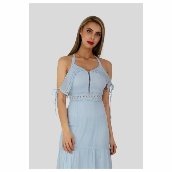 De gros 🎁 Kebello Robe LongueFemme 🎁 dernières 3