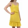 à prix imbattables Meilleure vente 🔥 SUBLEVEL Robe Jaune Femme Sublevel 😀 8