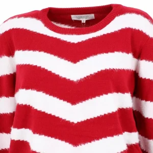 soldes de Noël Bon marché 👍 LCOUTURE Pull Fin Lcouture Mohair Cr W Rouge Rouge 53690 🛒 9