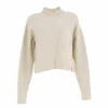 Meilleure affaire 🔔 SUPERDRY Pull Fin Superdry Vintage Essential Mock Neck Ecru Beige 7-338 🔔 SOLDES TOUT À 10