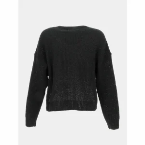 Meilleur Prix Garanti Vente flash 💯 Vero Moda Pull Vero Moda Vmsadie Ls O-neck Rounded Hem Blouse Bf Noir 7-384 💯 6