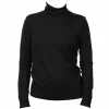 soldes pas cher Tout neuf 💯 Calvin Klein Pull Col Roulé Calvin Klein Lyocell Knit Roll Neck Top Blk Noir 7-224 ❤️ 8