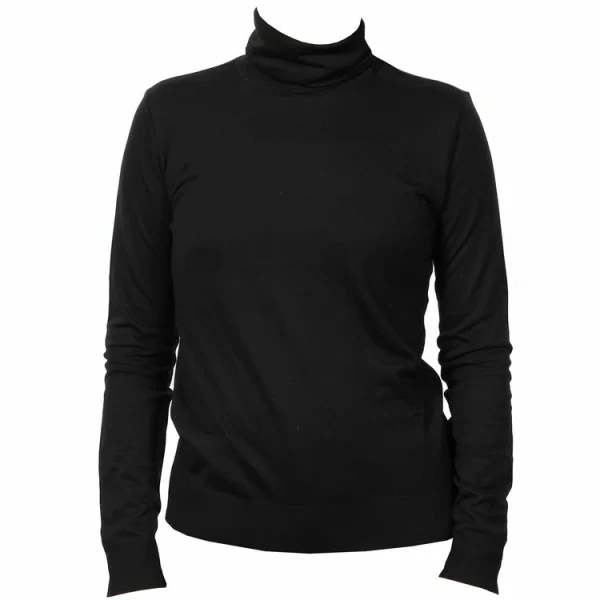 soldes pas cher Tout neuf 💯 Calvin Klein Pull Col Roulé Calvin Klein Lyocell Knit Roll Neck Top Blk Noir 7-224 ❤️ 1