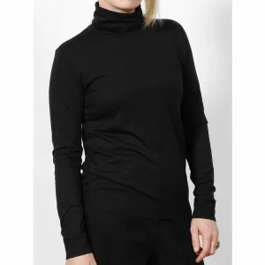 soldes pas cher Tout neuf 💯 Calvin Klein Pull Col Roulé Calvin Klein Lyocell Knit Roll Neck Top Blk Noir 7-224 ❤️ 7