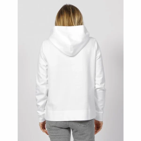 Meilleure vente 🔔 Calvin Klein Sweat Capuche Hooded Calvin Klein Micro Logo Ess Hoodie Blanc 7-627 ✔️ prix abordable 3