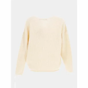 vente chaude Offres 🥰 Vero Moda Pull Vero Moda Vmdarya Ls V-neck Blouse Fr Beige 7-288 😍 6