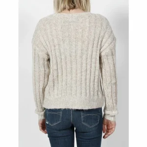 Bon marché 😀 Vero Moda Pull Fin Vero Moda Vmcher Ls V-neck Cardigan Beige 7-290 👍 Officielle 7