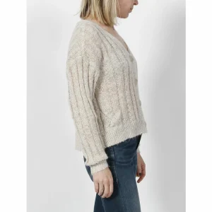 Bon marché 😀 Vero Moda Pull Fin Vero Moda Vmcher Ls V-neck Cardigan Beige 7-290 👍 Officielle 9